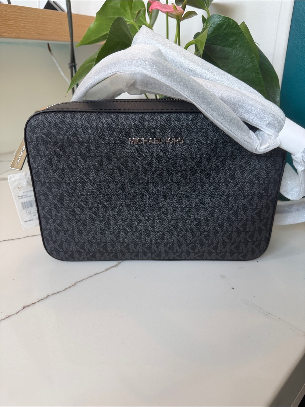 Michael Kors Black Signature Crossbody Bag